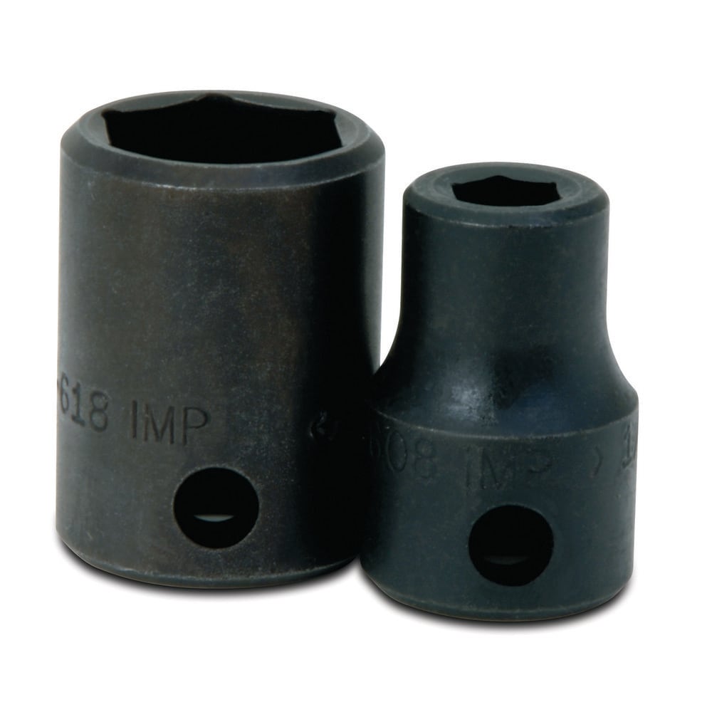 Impact Socket: 3/8" Drive, 15/16" Socket, Hex Drive