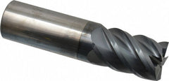 Square End Mill: 1" Dia, 1-1/2" LOC, 5 Flute, Solid Carbide