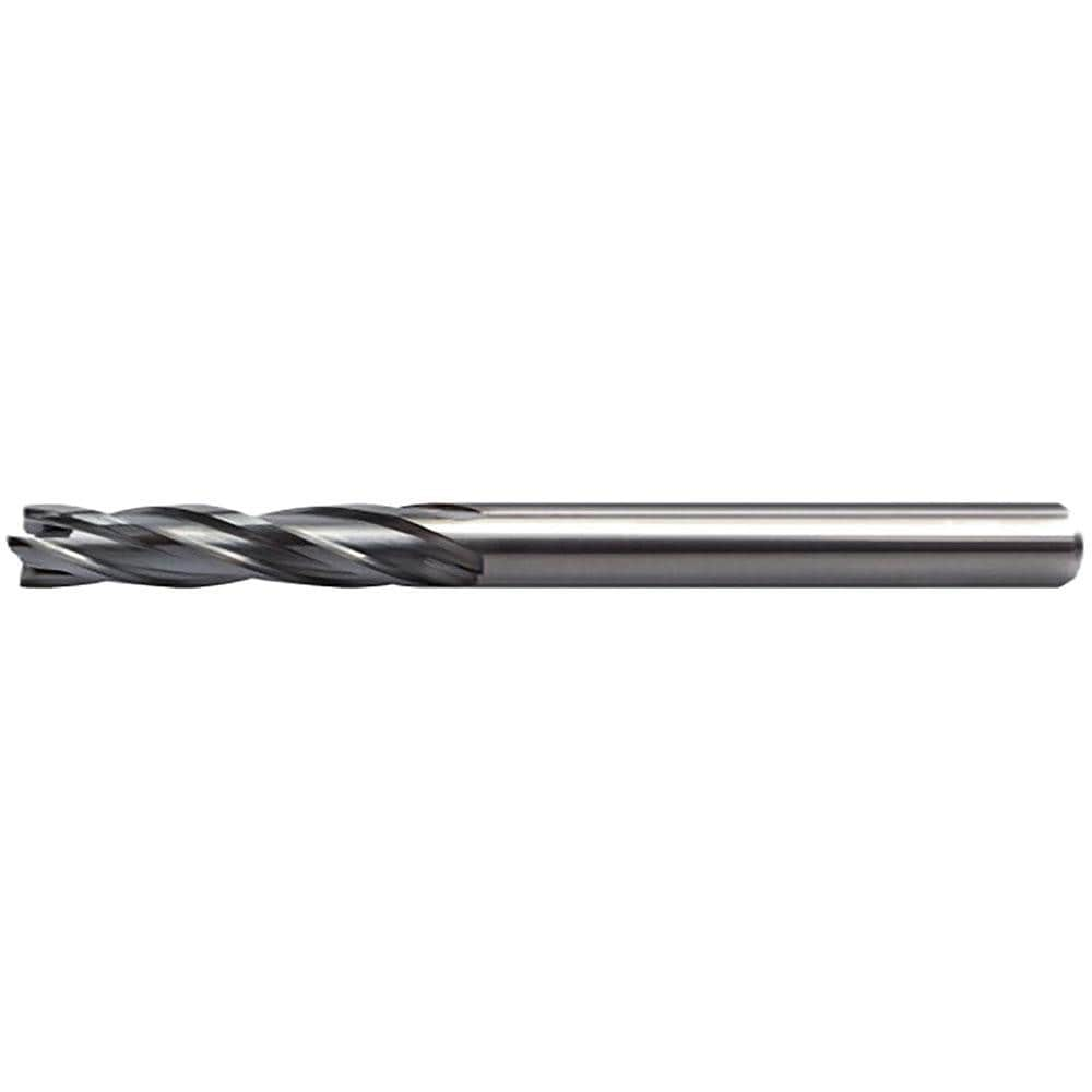 Square End Mill: 0.078" Dia, 0.1170" LOC, 4 Flute, Solid Carbide