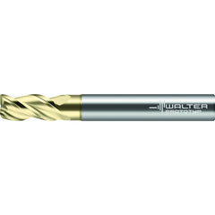 Corner Radius End Mill: 3/4" Dia, 1-3/8" LOC, 0.0600" Radius, 3 Flute, Solid Carbide