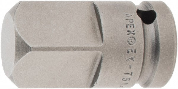 Socket Adapter: Impact Drive, 3/4" Square Male, 1/2" Square Female