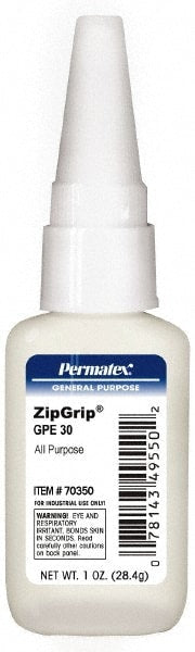 Adhesive Glue: 1 oz Bottle, Clear