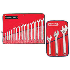 Combination Wrench Set: 18 Pc