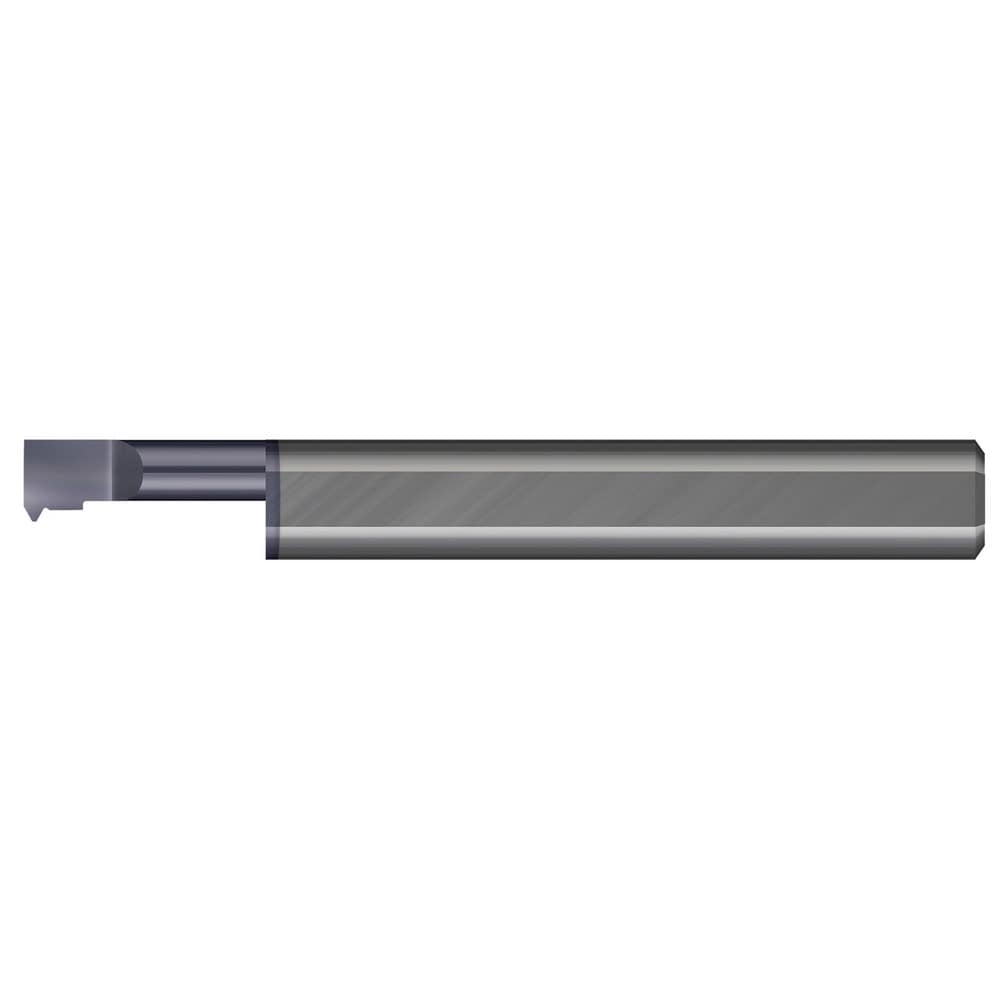 Single Point Threading Tools; Thread Type: Internal, External; Material: Solid Carbide; Profile Angle: 60; Threading Diameter (Decimal Inch): 0.0750; Threading Diameter (mm): 1.90; Cutting Depth (Decimal Inch): 0.2500; Maximum Threads Per Inch: 40