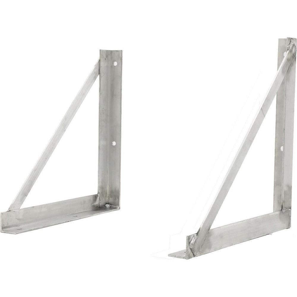 Trailer & Truck Cargo Accessories; Type: L Shape Brackets; For Use With: TC-181848 & TC-181860 Underbody Trailer Tool Cabinets; Material: Aluminum; Length: 18; Width (Inch): 2-1/2