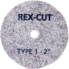 Deburring Wheel: 2-1/2" Dia, 1/16" Face Width, 1/4" Hole, Aluminum Oxide