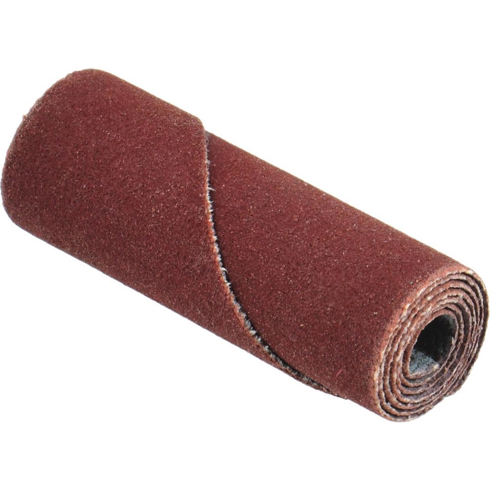 Straight Cartridge Roll:  1/2" Dia,  2" OAL,  80 N/A Aluminum Oxide