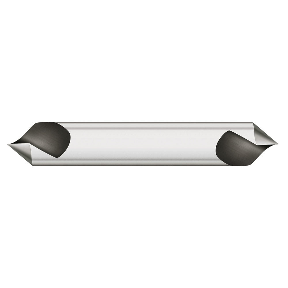 Countersink: 60 deg Included Angle, 1 Flute, Solid Carbide, Right Hand