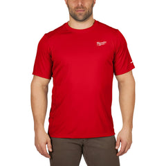 Work Shirt: General Purpose, Large, Polyester, Red