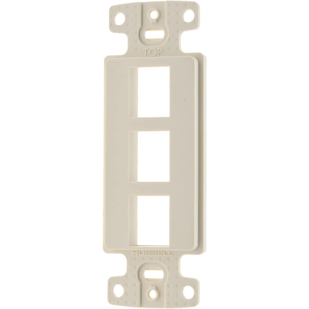 Wall Plates; Wall Plate Type: Outlet Wall Plates; Color: Light Almond; Finish: Smooth; Wall Plate Configuration: Port; Material: Thermoplastic; Shape: Rectangle; Wall Plate Size: Standard; Number of Gangs: 1