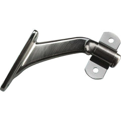 Brackets; Bracket Type: Handrail Bracket; Mount Type: Screw-On; Length (Inch): 3.19 in; Bracket Material: Zinc; Load Capacity: 100; Overall Width: 1.28 in; Finish: Nickel