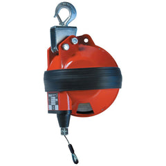 Tool Balancers; Reel Type: Enclosed; Hanger Type: Safety Swivel Hook; Minimum Load Capacity: 176.00; Maximum Load Capacity: 198.00; Cable Length: 9.850; Lockable: Yes; Locking Mechanism: Locking Screw; Tension Adjustment: Yes