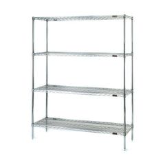 Wire Shelving; Shelving Type: Stationary Wire Shelving; Shelf Type: Adjustable; Adjustment Type: Split Sleeve; Shelf Capacity: 600; Mobility: Stationary; Depth (Inch): 24; Height (Inch): 74; Width (Inch): 60; Wire Shelving Material: Steel