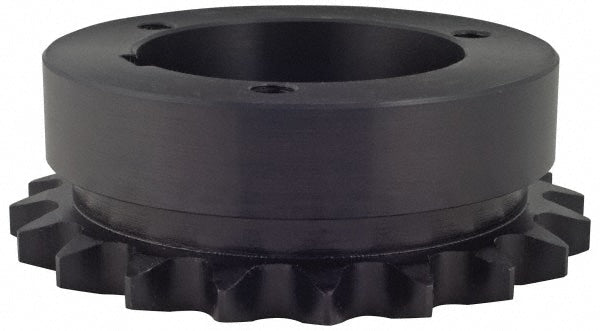 Bushed Roller Chain Sprocket: 16 Teeth, 1/2" Pitch, 1-1/2" Bore Dia