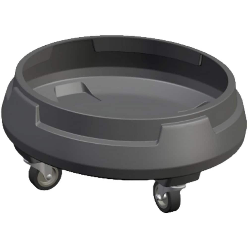 Trash Can Dollies; Product Type: Caster Dolly; Dolly Shape: Rectangle; Compatible Container Capacity: Cortech Cobra 20-30 Gallon Cans; Compatible Container Series: Cortech Cobra; Material: Polyethylene; Load Capacity: 30 gal; Overall Width: 22