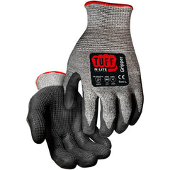 Cut-Resistant Gloves: Tuff N Lite GL 668, Size 2X-Large, ANSI Cut A6, ANSI Puncture 0, Rubber, HPPE