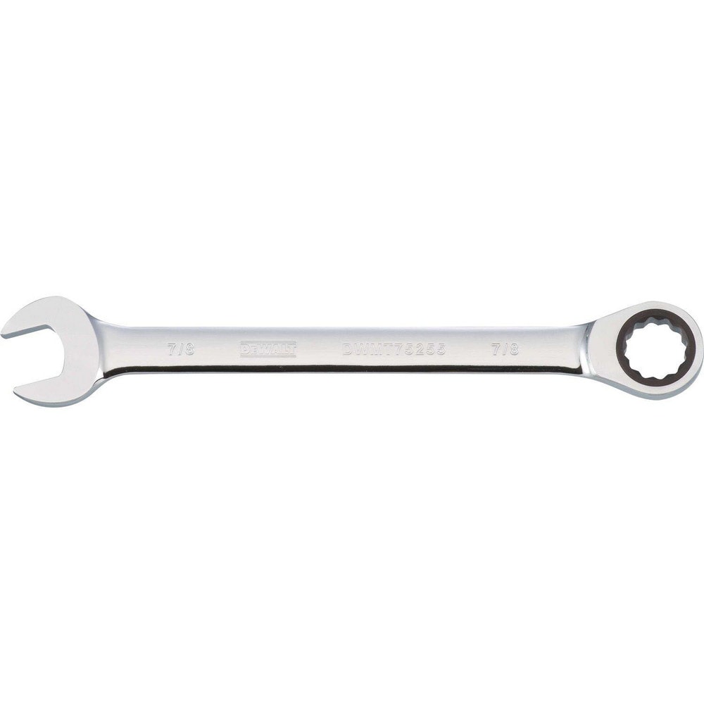 Combination Wrench: 7/8" Head Size, 15 deg Offset