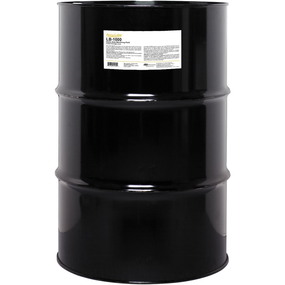 Lube, Lubricant, Machine Cleaning Fluid, Machining & Machining Fluid Fluid: Accu-Lube General Purpose, Liquid, 55 gal Drum