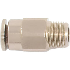 Coolant Hose Elbows, Fittings & Reducers; Coolant Hose Fitting Type: Straight; Connection Type: Straight; System Size: 0.125; Body Material: Brass; Number Of Pieces: 1