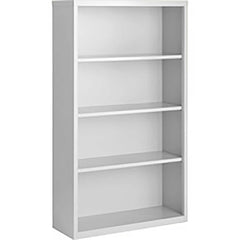 Bookcases; Overall Height: 52; Overall Width: 36; Overall Depth: 18; Material: Steel; Color: Yellow; Shelf Weight Capacity: 160