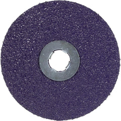 Fiber Disc:  4-1/2" Disc Dia, Quick Change GL, 36 Grit, Premium Ceramic Alumina