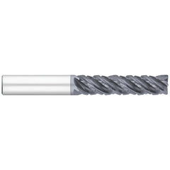 Corner Radius End Mill: 1/2" Dia, 2" LOC, 0.0300" Radius, 5 Flute, Solid Carbide