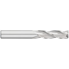 Corner Radius End Mill: 5/16" Dia, 1-1/8" LOC, 0.0450" Radius, 3 Flute, Solid Carbide