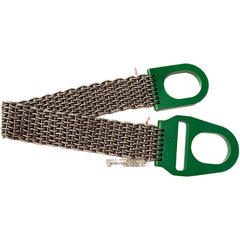 Wire Mesh Sling: Wire Mesh Choker, 2" Wide, 14' Sling Length, 6000 lb Vertical, 6000 lb Choker, 12000 lb Basket, Steel