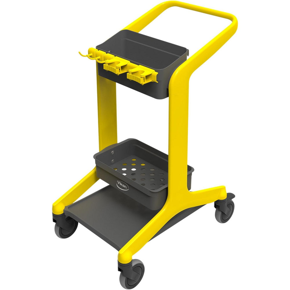 Janitor Carts & Caddies; Material: Polypropylene, Stainless Steel (AISI316), Brass, Stainless Steel (AISI304), TPE Rubber; Cart Material: Polypropylene, Stainless Steel, Metal; Depth (Inch): 30-45/64; Load Capacity: 70 lb