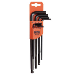 Hex Key Sets; 9PC 1.5-10MM BALL HEX LONG KEY SET