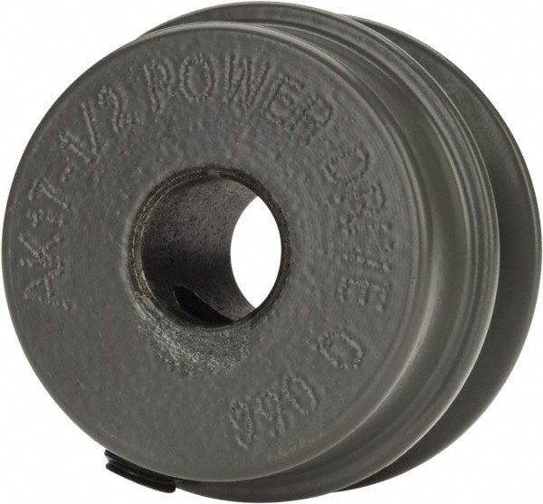 1/2" Bore Diam, 1-3/4" OD, Finished Bore Single Groove Sheave