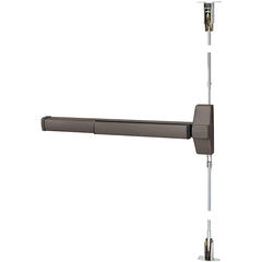 Vertical Bars; Type: Concealed Vertical Rod Exit Device; Rating: Panic Rated; Hand: Left Hand Reverse; Minimum Door Width: 30; Maximum Door Width: 36.000; Grade: 1; Material: Stainless Steel