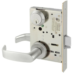 Lever Locksets; Lockset Type: Grade 1 Storeroom Mortise Lock ; Key Type: Keyed Different; Back Set: 2-3/4; Cylinder Type: Conventional; Material: Cold Rolled Steel; Door Thickness: 1-3/4; Finish: Satin Chrome