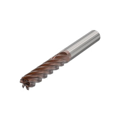 Corner Radius End Mill: 12.00 mm Dia, 45.00 mm LOC, 0.05 mm Radius, 6 Flute, Solid Carbide