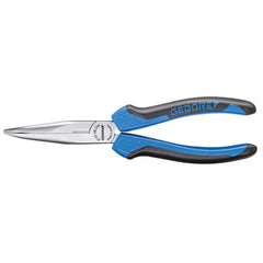 Long Nose Pliers; Pliers Type: Telephone, Bent Nose; Type: Bent Nose Telephone Plier; Jaw Texture: Serrated; Jaw Length (mm): 70.50; Jaw Width (mm): 3.70