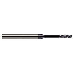 Square End Mill: 0.0700" Dia, 0.3750" LOC, 3 Flute, Solid Carbide