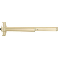 Push Bars; Material: Metal; Locking Type: Exit Device Only; Maximum Door Width: 3 ft; Finish/Coating: Satin Brass; Minimum Door Width: 2.33 ft