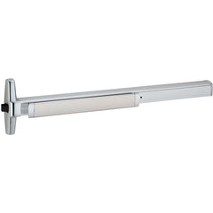 Push Bars; Material: Metal; Locking Type: Exit Device Only; Maximum Door Width: 3 ft; Finish/Coating: Satin Chrome; Minimum Door Width: 2.17 ft