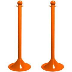 Barrier Posts; Post Type: Standard Post; Post Material: Polyethylene, Plastic; Base Material: Plastic; Surface Style: Solid Color