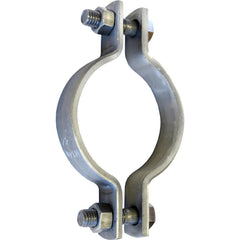 Pipe & Cable Clamps; Clamp Type: Medium Pipe Clamp; Clamp Color: Gray; Material: Carbon Steel; Nominal Pipe Size: 8