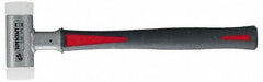 Dead Blow Hammer: 1.6875 lb Head, 1-37/64" Face Dia, Nylon Head