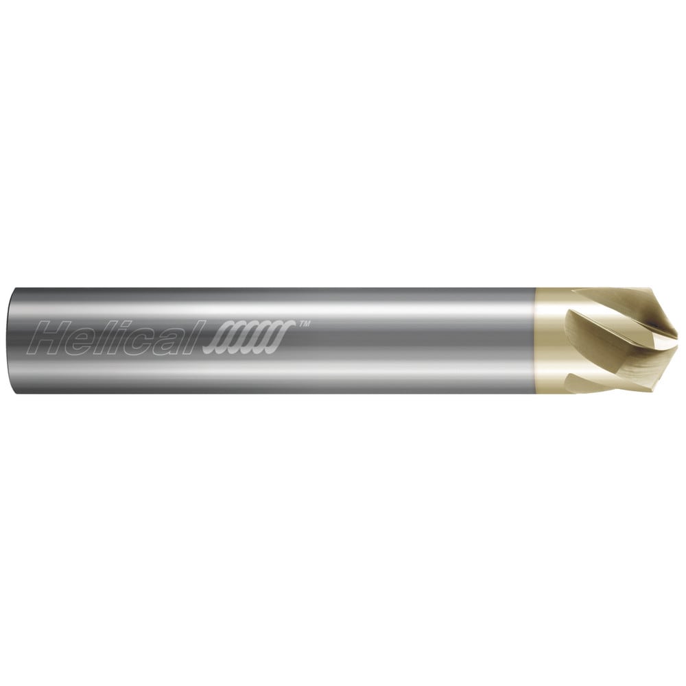 Chamfer Mill: 5/8" Dia, 5/8" Shank Dia, 120.00 deg, 5 Flute, Solid Carbide, Single End