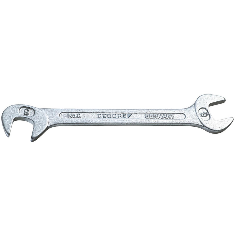 Open End Wrenches; Head Type: Open End; Wrench Size: 9 mm; Material: Vanadium Steel; Finish: Chrome