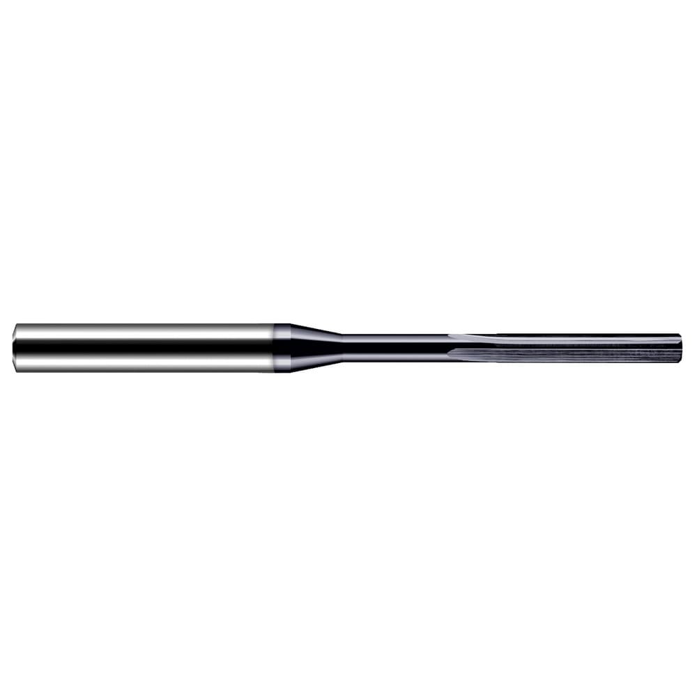 Chucking Reamer: 4.75mm Dia, 100.00mm OAL, 26.00mm Flute Length, Straight-Cylindrical Shank, Solid Carbide