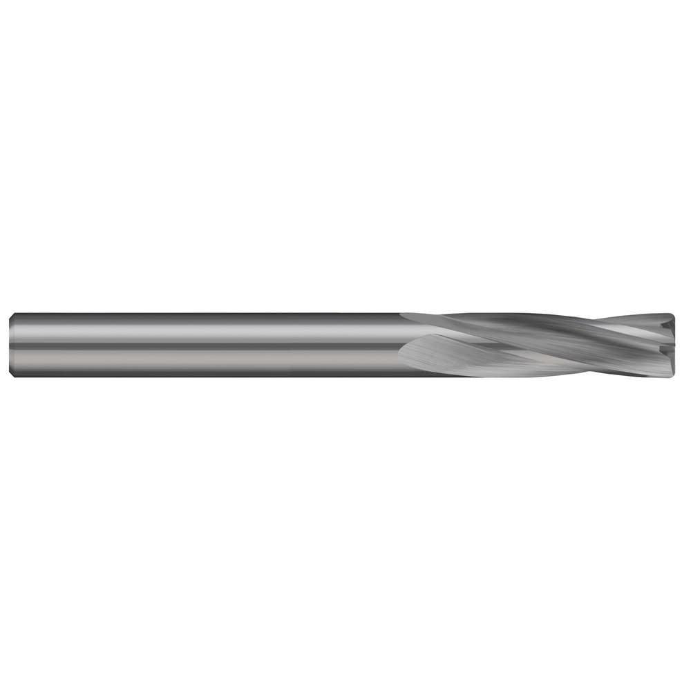 Solid Counterbores; Cutter Diameter (Decimal Inch): 0.2500; Flute Length (Decimal Inch): 0.8750; Finish/Coating: Uncoated; Shank Diameter (Inch - 0 Decimals): 0.2500; Number Of Flutes: 4; Cutter Material: Solid Carbide; Length (Inch): 2-1/2