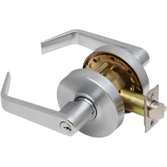 Lever Locksets; Lockset Type: Storeroom; Key Type: Keyed Different; Back Set: 2-3/4; Cylinder Type: Conventional; Material: Metal; Door Thickness: 1-3/8 to 1/3-4; Finish: Satin Chrome