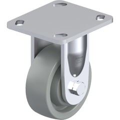 Top Plate Casters; Mount Type: Plate; Number of Wheels: 1.000; Wheel Diameter (Inch): 3-1/8; Wheel Material: Rubber; Wheel Width (Inch): 1-1/4; Wheel Color: Gray