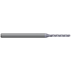 Micro Drill Bit: 0.0468" Dia, 130 deg, Solid Carbide