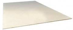 Plastic Sheet: Polypropylene, 1/2" Thick, 24" Wide, 2' Long, White