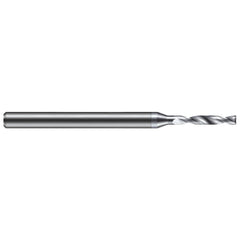 Micro Drill Bit: 0.0465" Dia, 180 deg, Solid Carbide